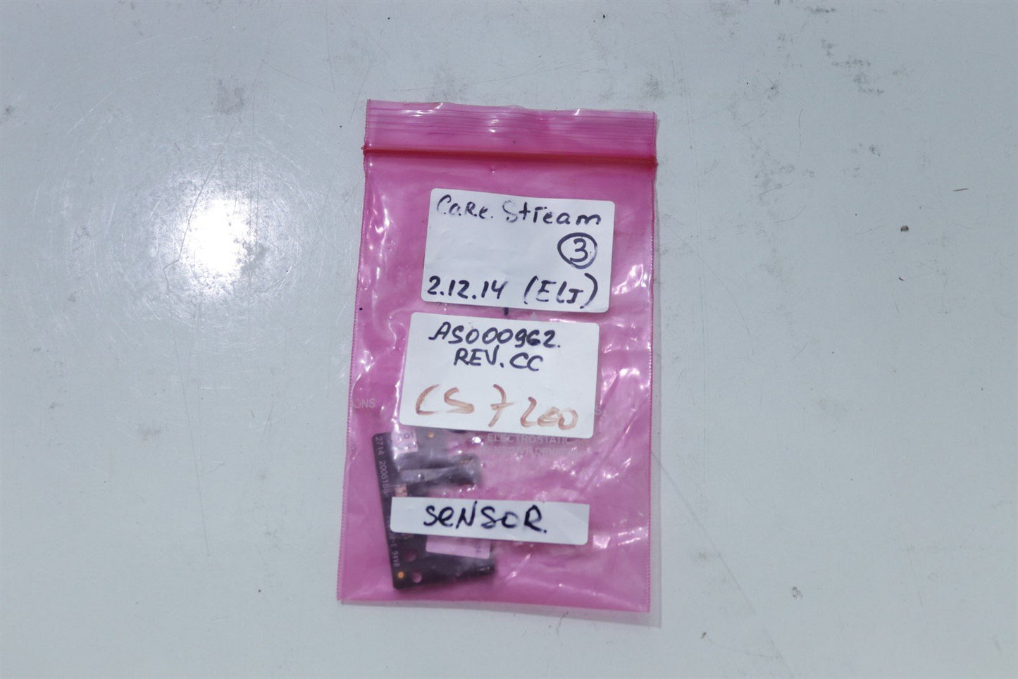 Carestream CS 7200 Input Sensor Board Assy AS000962.CL Used