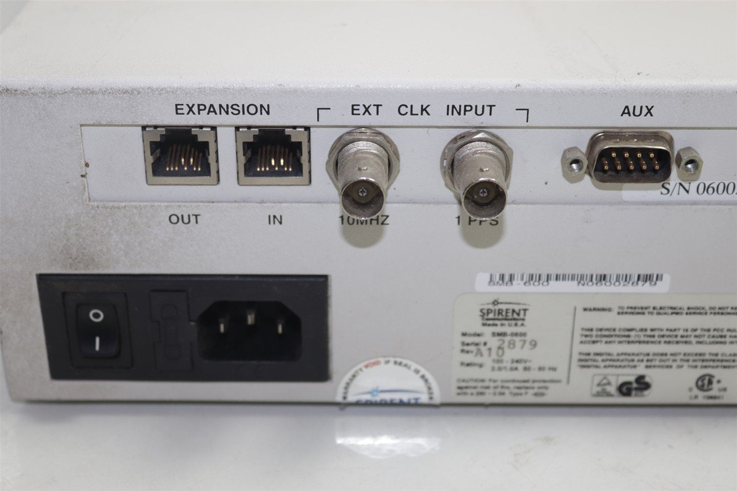 Spirent SmartBits 600 Performance Analysis System SMB-0600 LAN-3100A