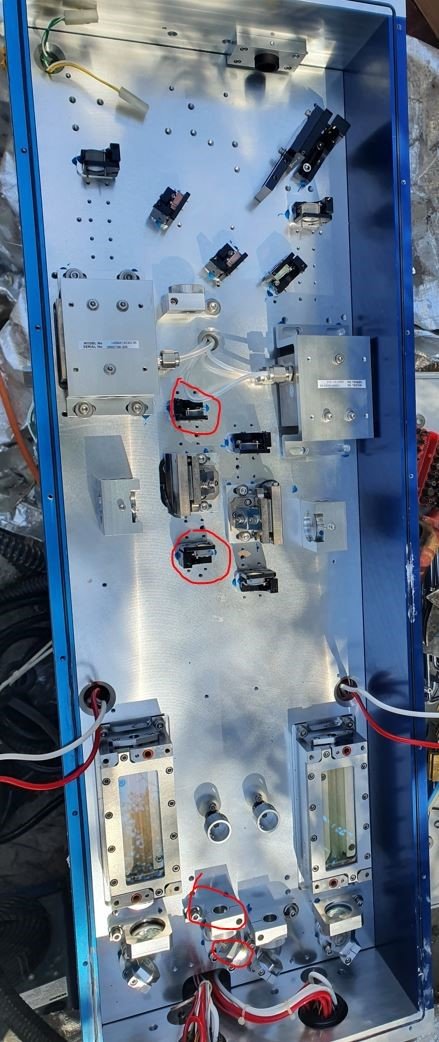 Quantronix Darwin / Continuum Messa PIV Laser LBO YAG SHG Resonator Mirrors Set