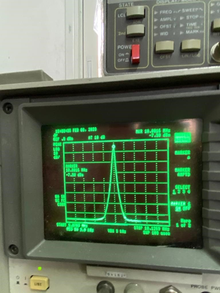 HP Agilent 10811E Crystal Oscillator 10MHz Reference Standard 10811-69126 TESTED