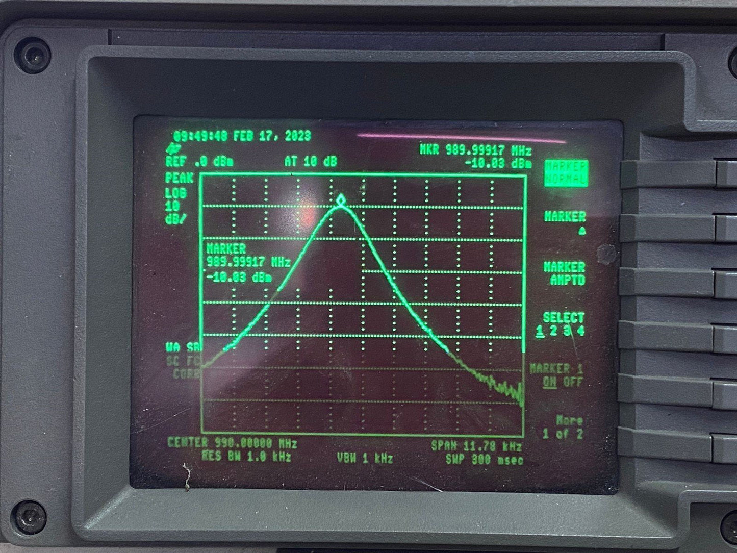HP Agilent Keysight 8656B Signal Generator 0.1-990MHz TESTED!