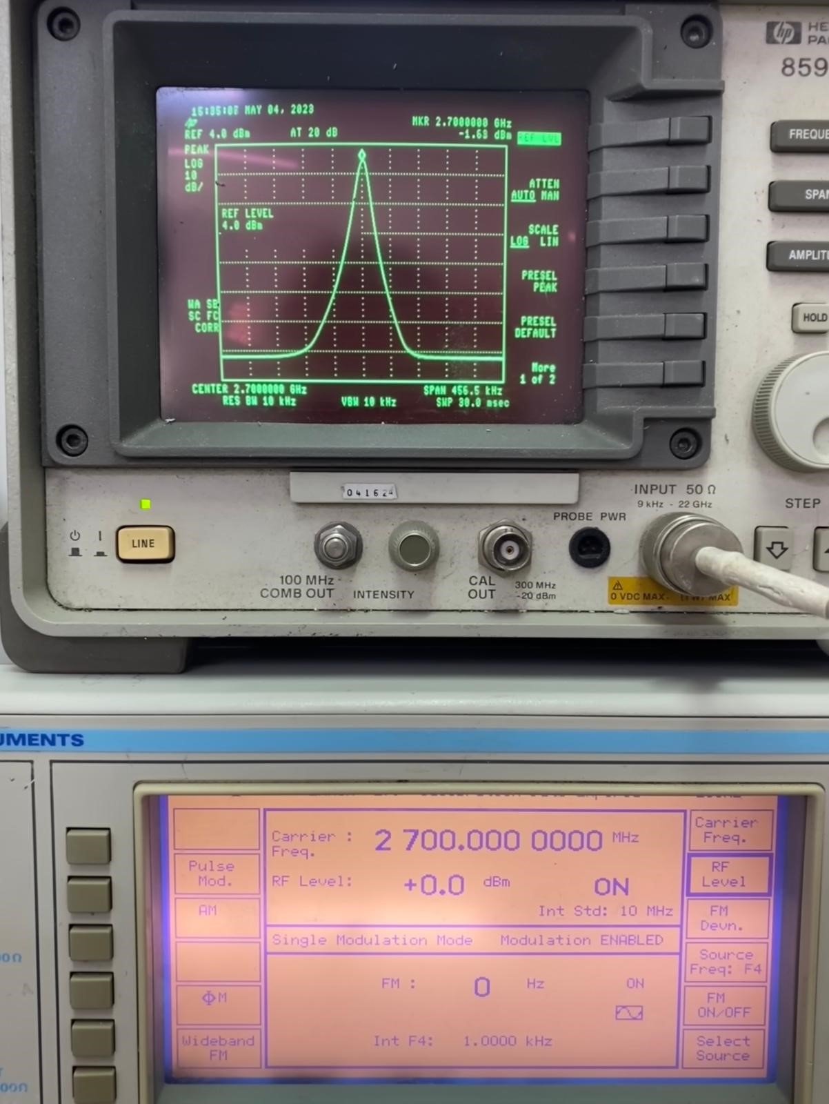 Marconi Instruments 2051 10kHz - 2.7GHz Signal Generator OPT 01 02 Testedd
