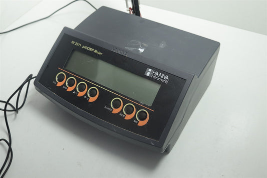 Hanna Instruments HI 2211 Bench pH/ORP Meter With Probes & Power Cable