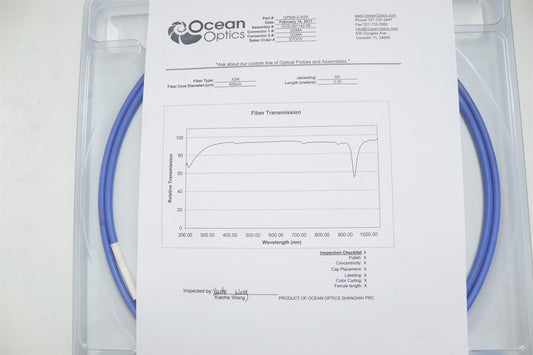 Ocean Optics Fiber Optic Cable 2m 727-733-2447 QP600-2-XSR For Spectrometer
