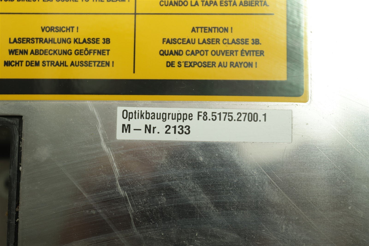 AGFA CR 30-X X-Ray Laser Scanner Optic Module F8.5175.2700.1