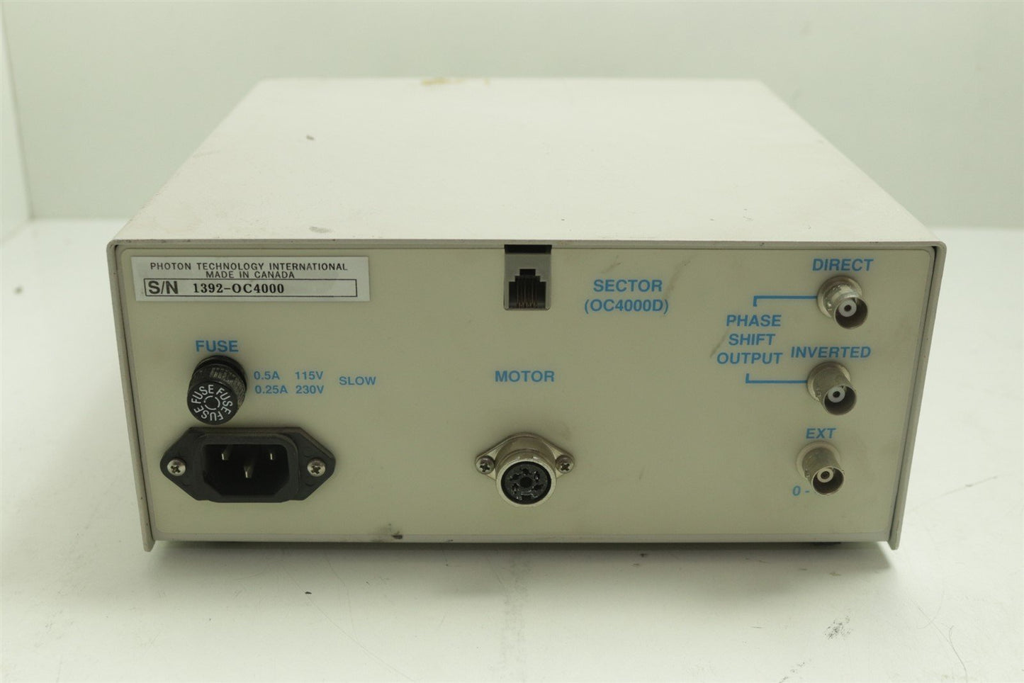 PTI Photon Technology International OC-4000 Optical Chopper