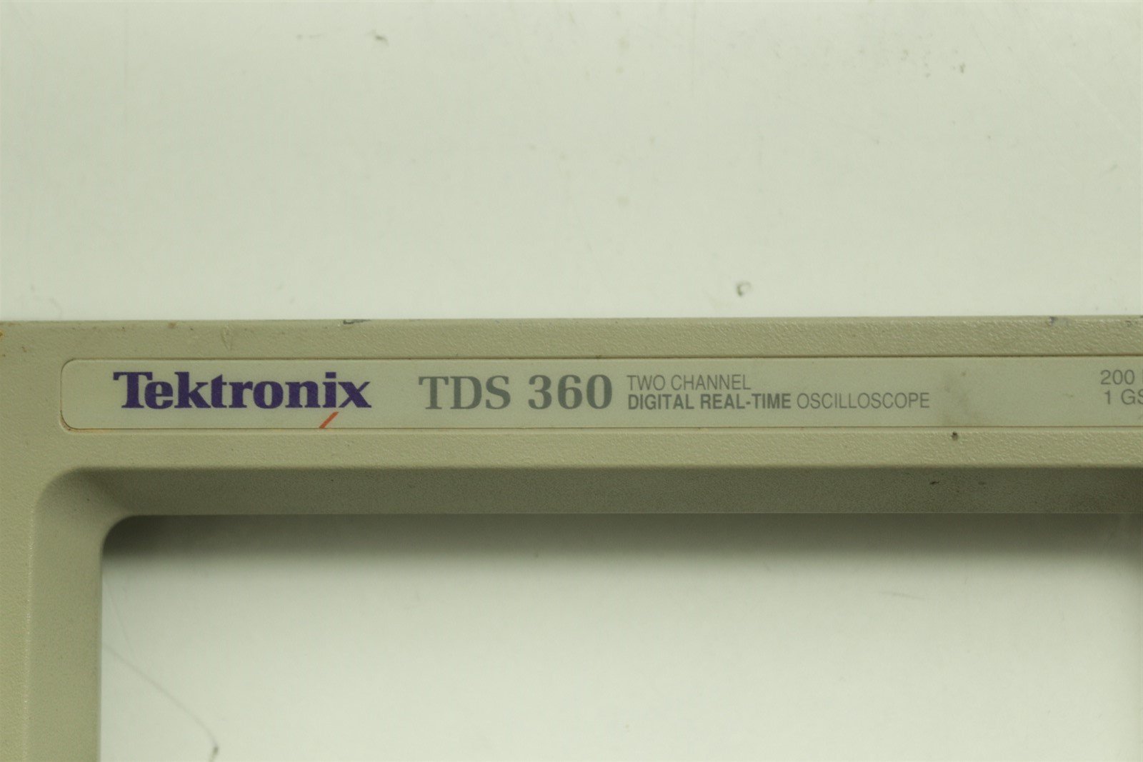 Tektronix TDS 360 Two-Channel Oscilloscope Plastic Front Panel Cover ...
