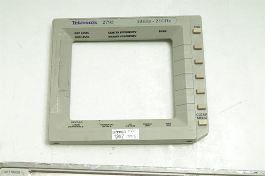 Tektronix 2792 Spectrum Analyzer Front Panel Assy