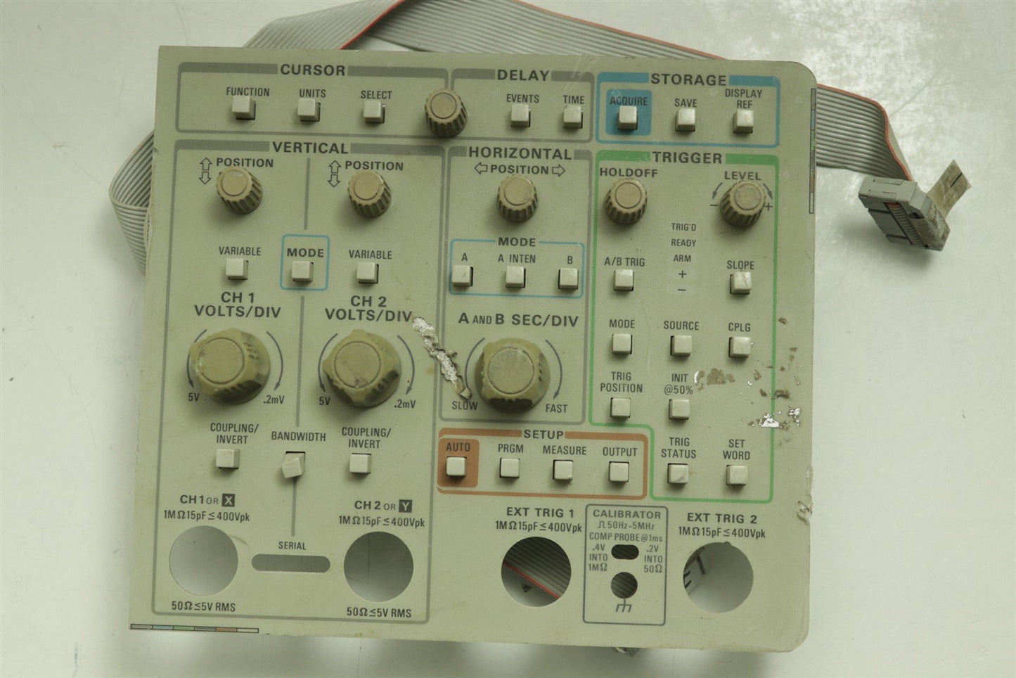 Tektronix Oscilloscope Front Panel Keypad Assy