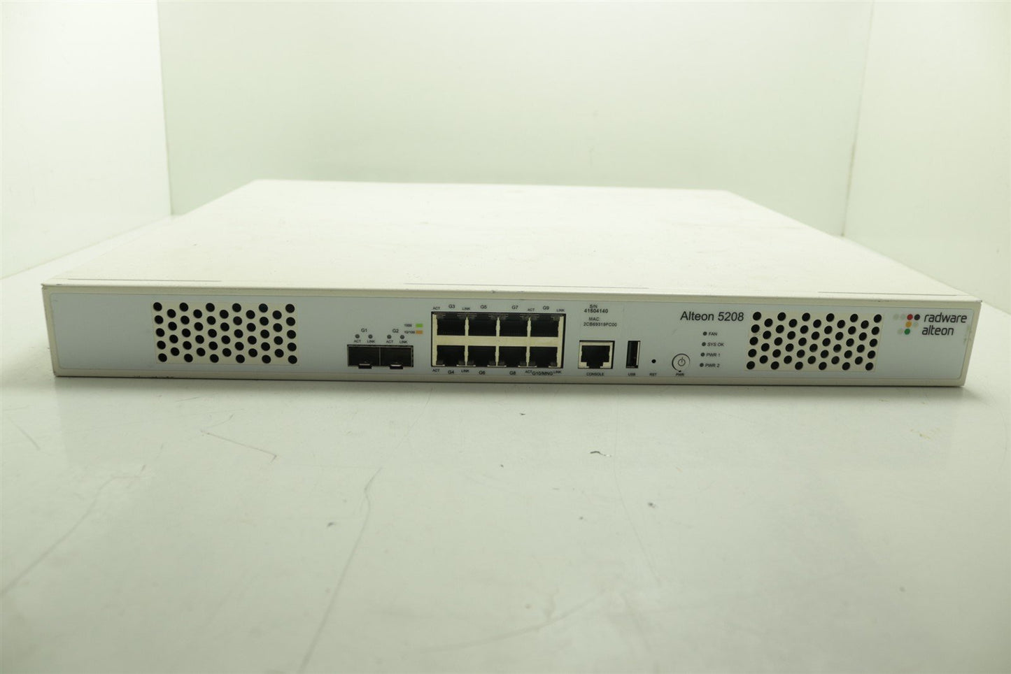 Radware Alteon 5208 Network Switch Working