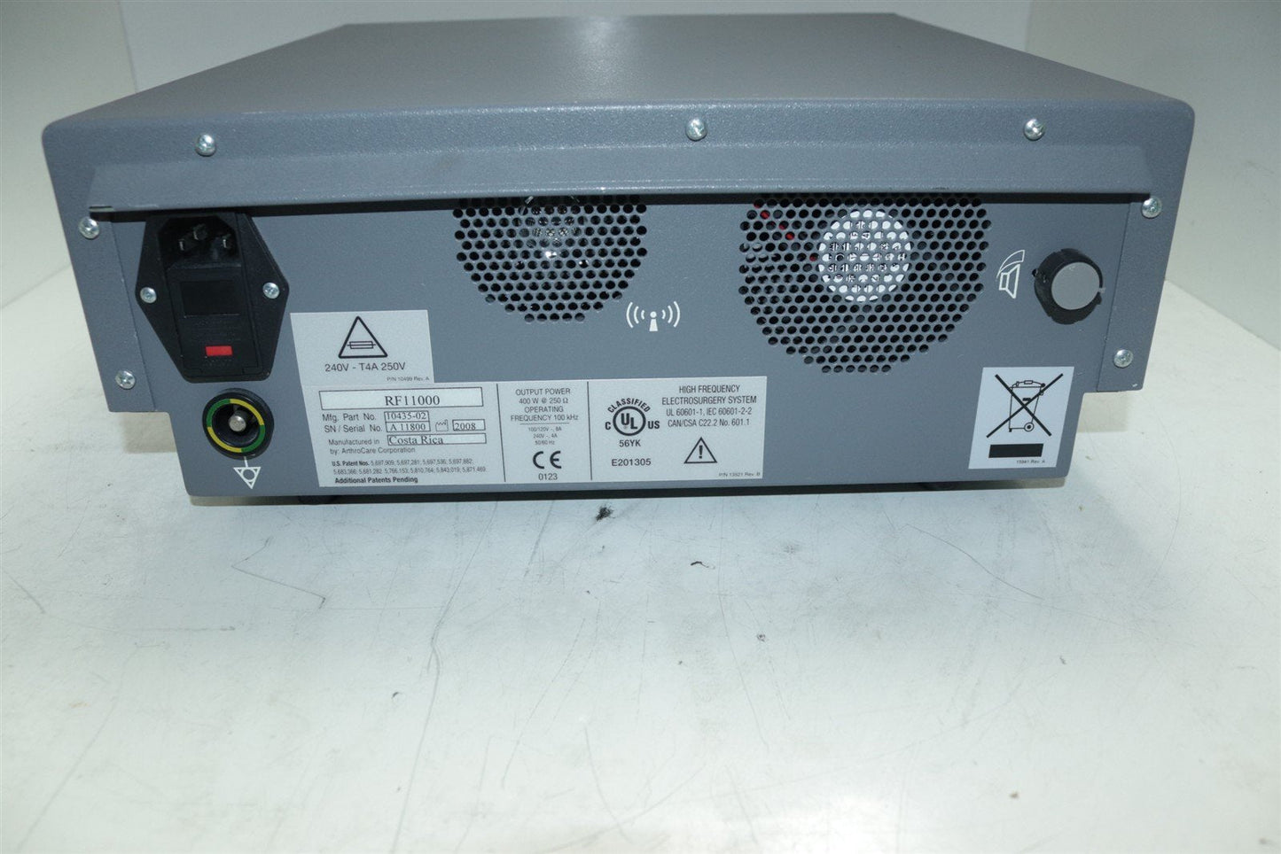Arthrocare Atlas RF11000 Arthroscopy Controller