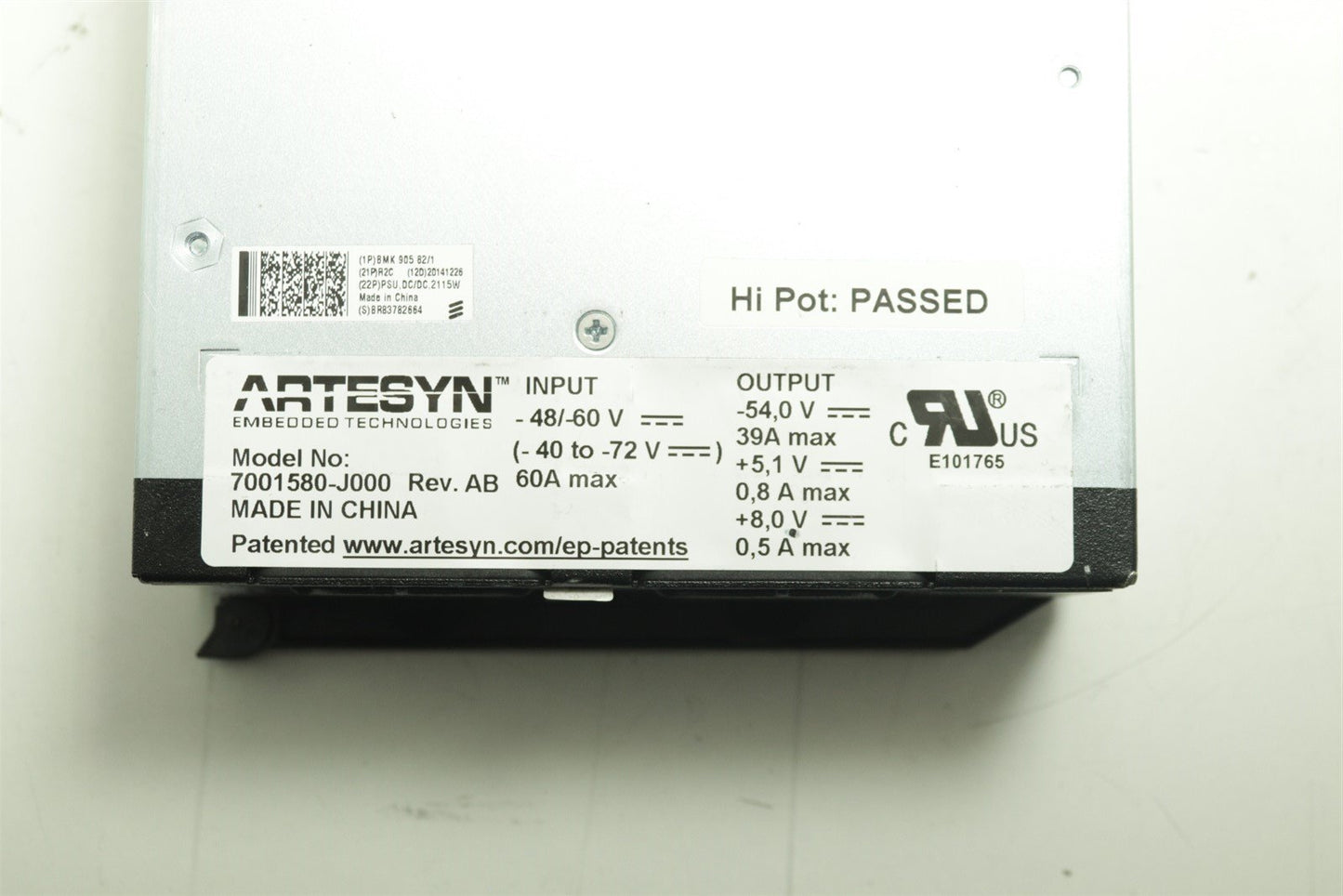 Artesyn 7001580-J000 Rev AB Power Supply