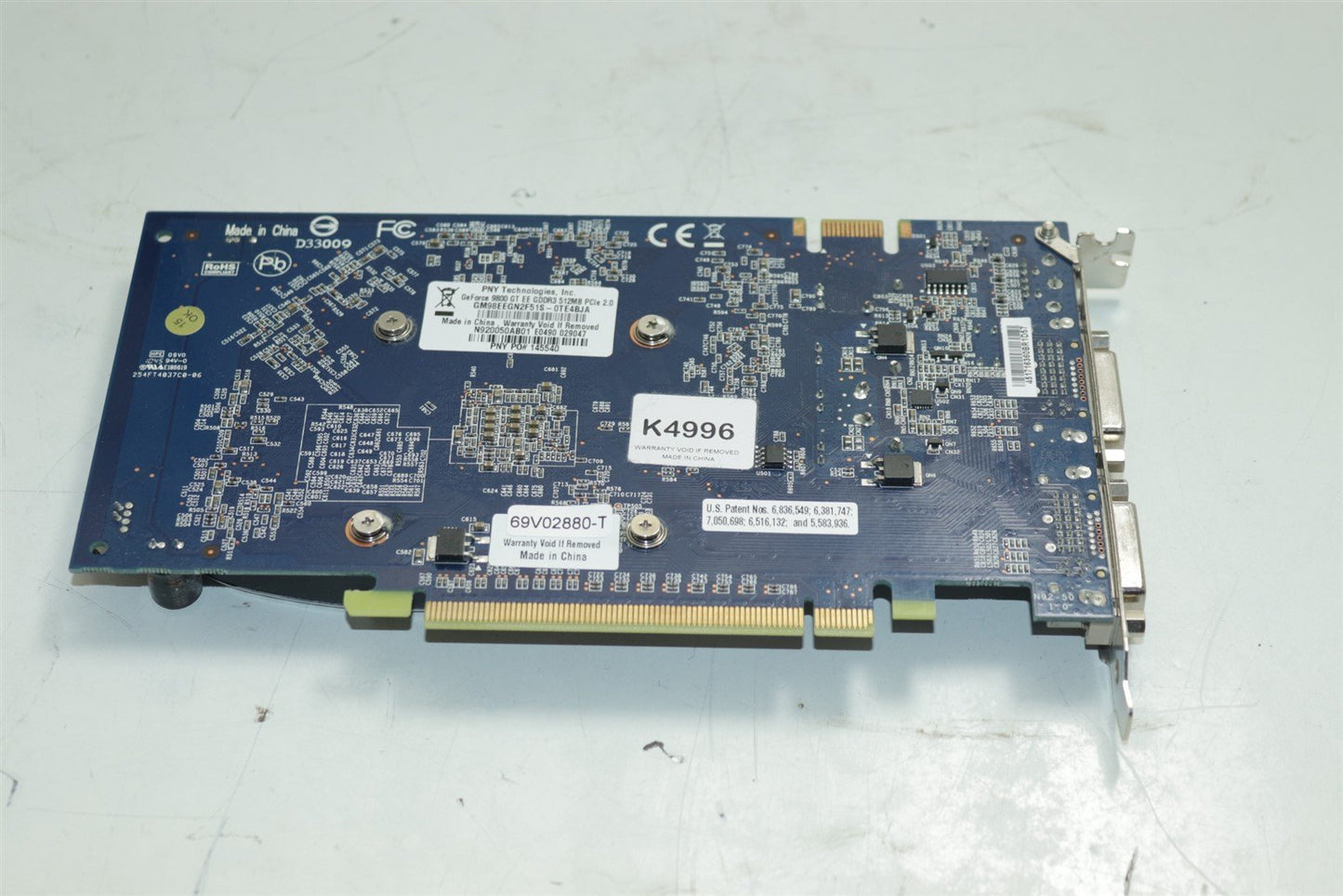 Philips iU22 iE33 Ultrasound Graphics Card PNY GeForce 9800 GT DDR3 512MB