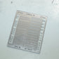 X-Ray Dental Phantom Calibration 4mm Plate Al QC CR DR Test
