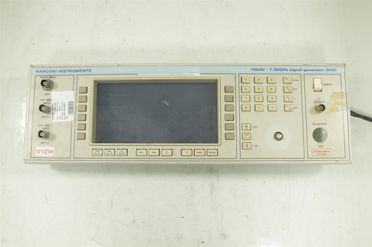 Marconi Instruments 2030 Signal Generator 1.35GHz Complete Front Panel TESTED!