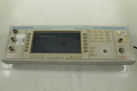 Marconi Instruments 2030 Signal Generator 1.35GHz Complete Front Panel TESTED!