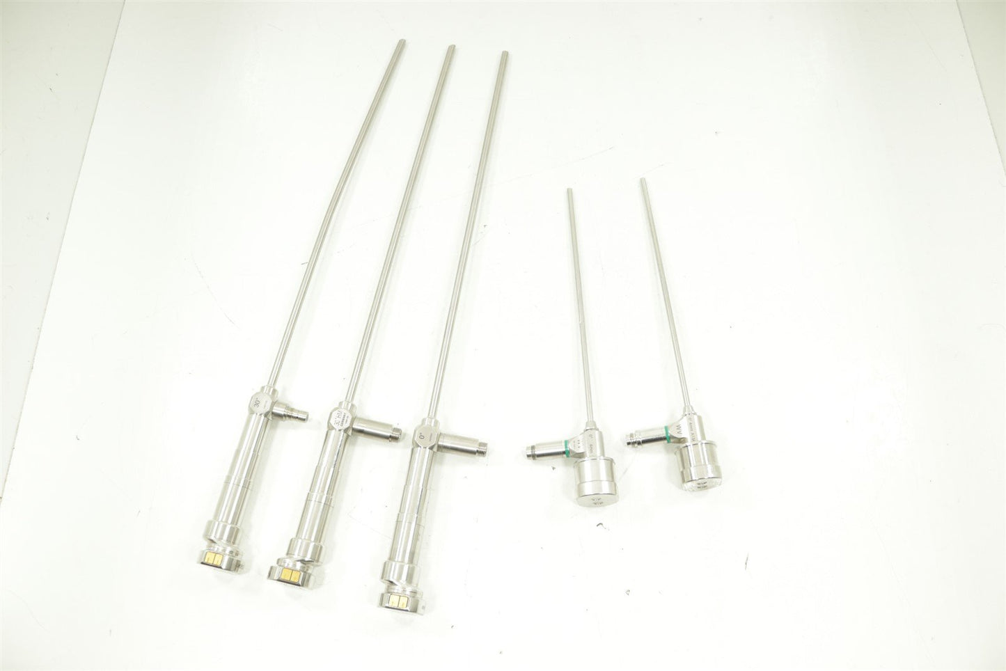 LOT OF 5 VisionSense A134 HD Laparoscopes 3x 5.5mm + 2x 4mm FOR PARTS