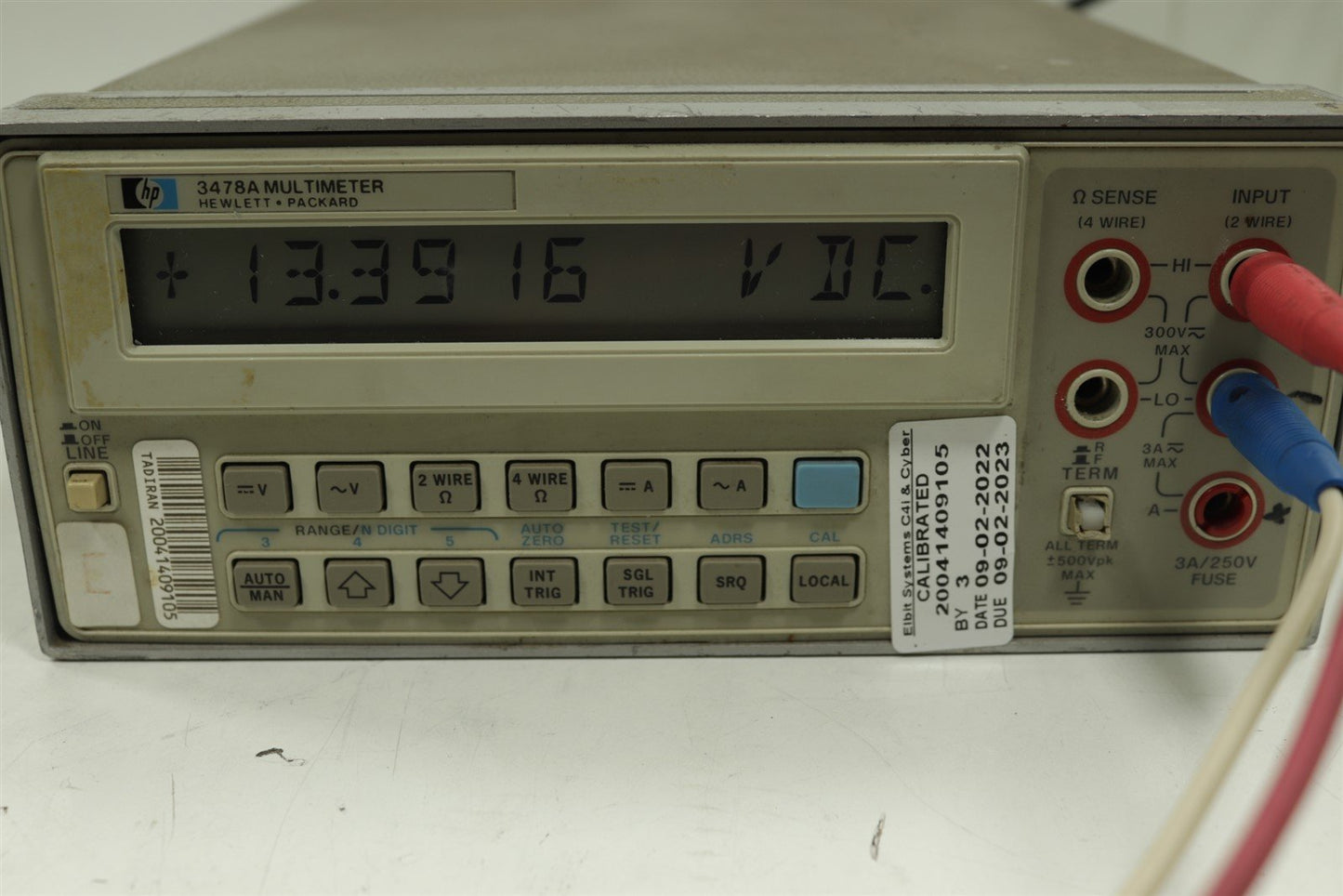 HP 3478A Multimeter 5.5 Digit TESTED