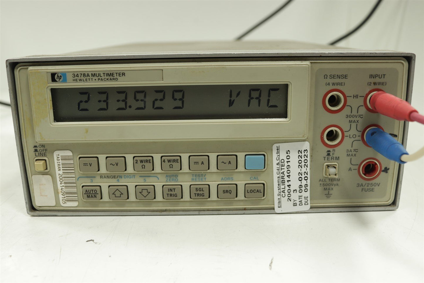 HP 3478A Multimeter 5.5 Digit TESTED