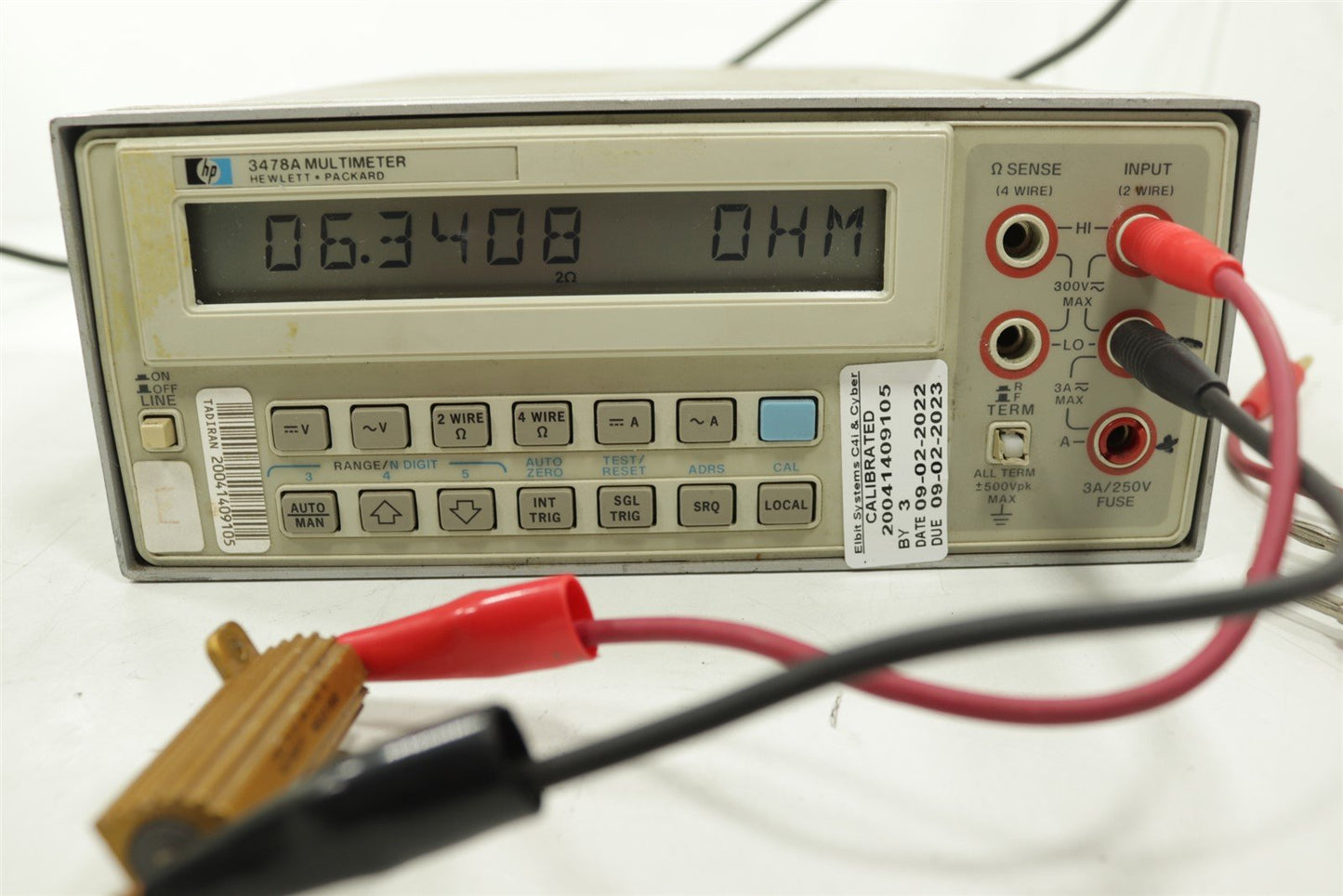 HP 3478A Multimeter 5.5 Digit TESTED