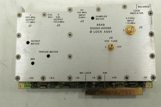 HP 8566B Spectrum Analyzer 100Hz-2.5GHz/2-22GHz 85660-60098 Lock Assy
