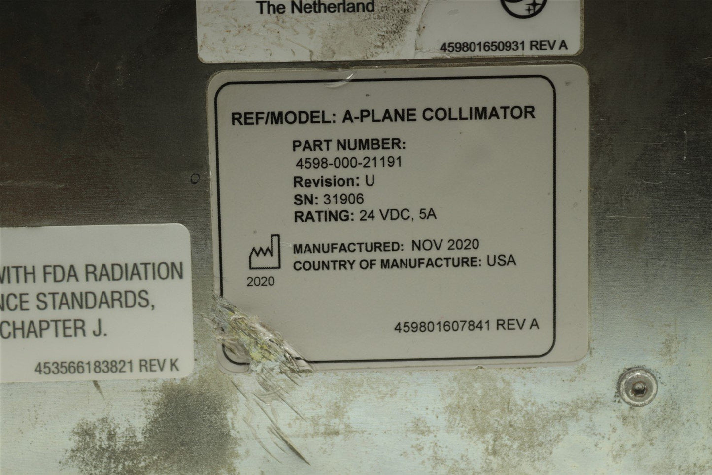 Philips CT Brilliance A-Plane Collimator Module 4598-000-21191