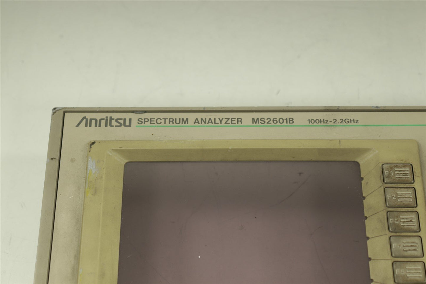 Anritsu Spectrum Analyzer MS 2601B Front Panel