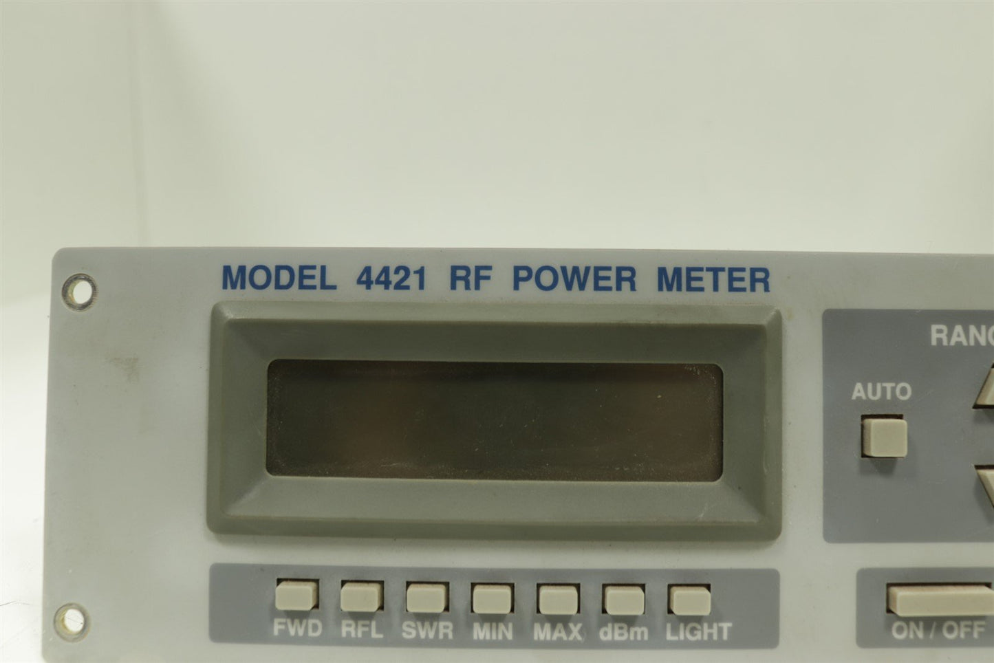 Bird Model 4421 Rf Power Meter Front Panel