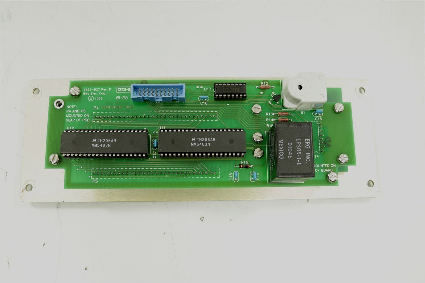 Bird Model 4421 Rf Power Meter Front Panel