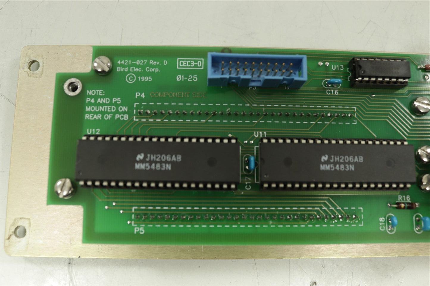Bird Model 4421 Rf Power Meter Front Panel
