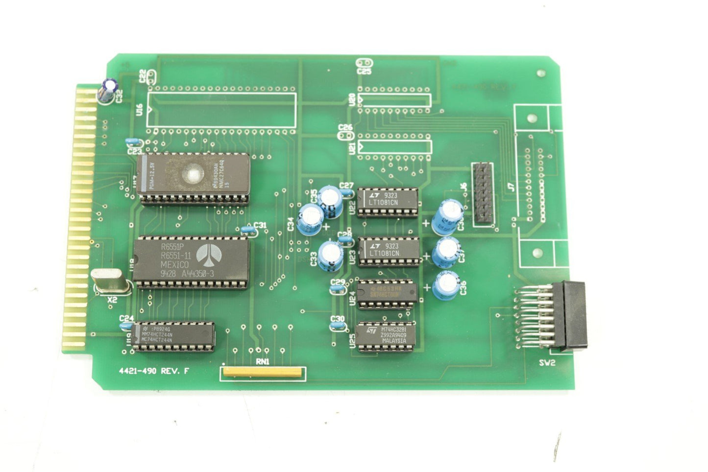 Bird Model 4421 Rf Power Meter Control Panel 4421 490 Rev F