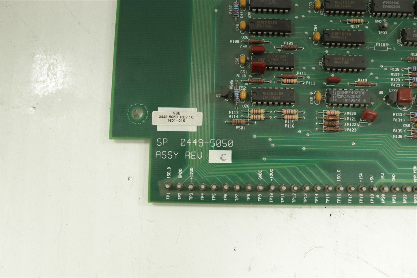 Spectra Physics Laser VSE 0449 5050 REV C Power Supply Controller Pcb