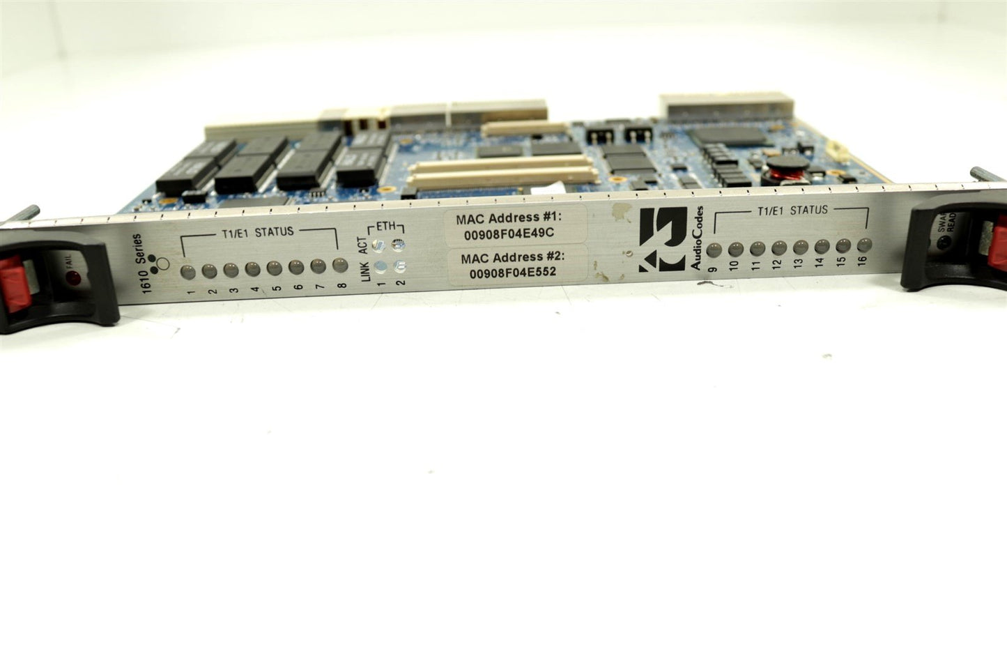 AudioCodes 1610 Series TP1610B/120/4Span cPCI Module FASB00922 CD02-0710JP