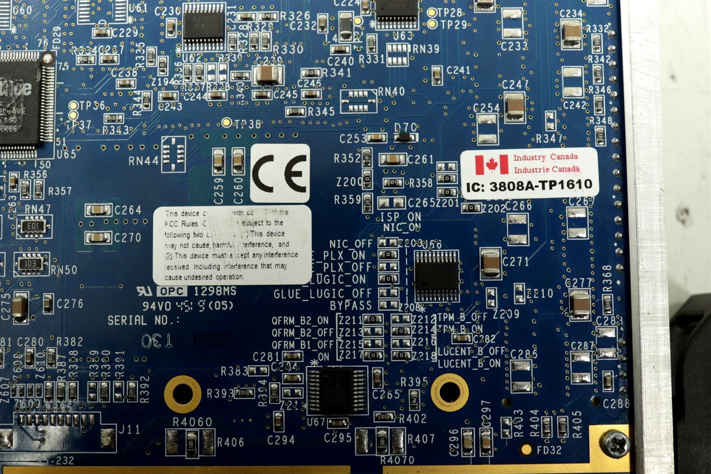 AudioCodes 1610 Series TP1610B/120/4Span cPCI Module FASB00922 CD02-0710JP