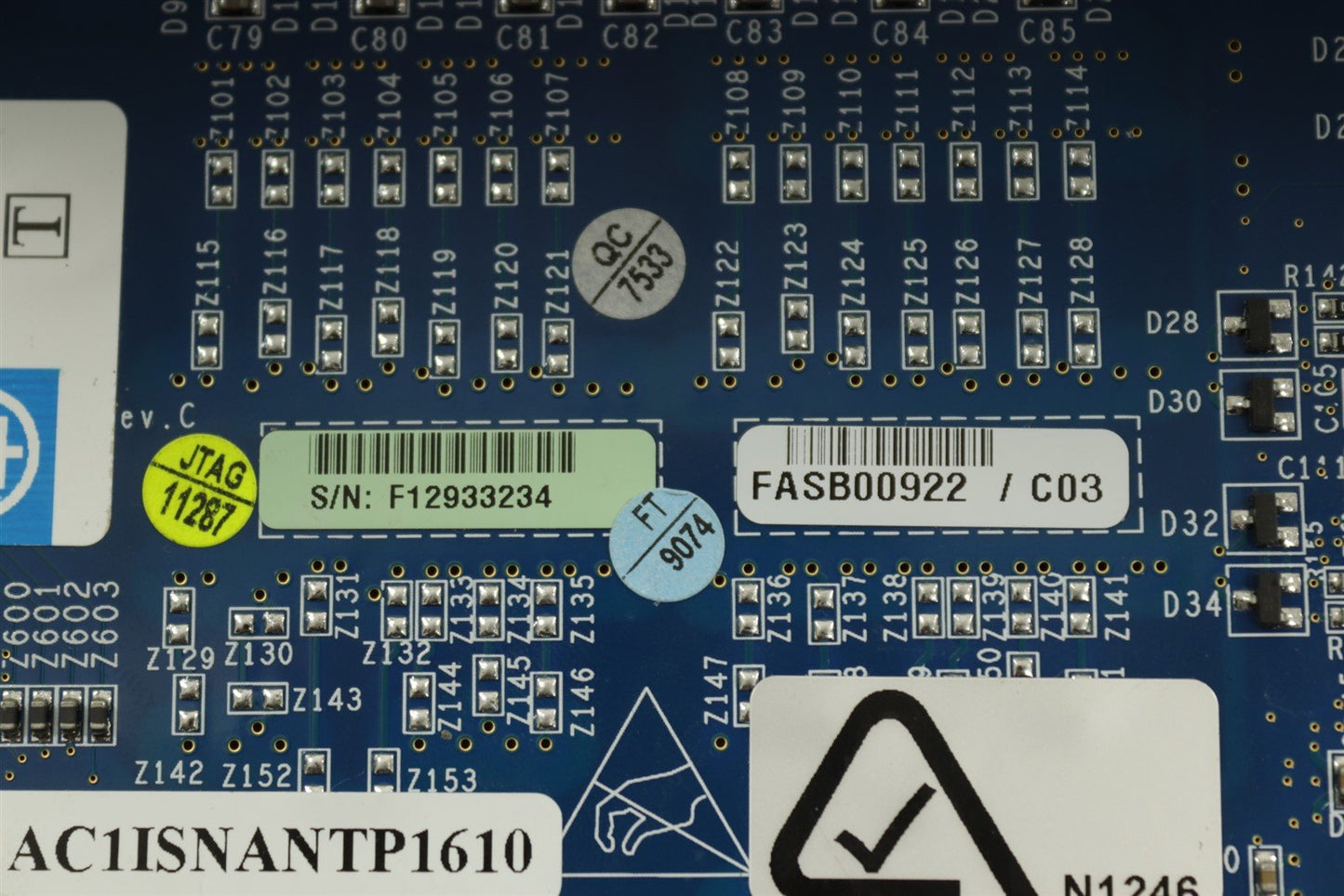 AudioCodes 1610 Series TP1610B/120/4Span cPCI Module FASB00922 CD02-0710JP