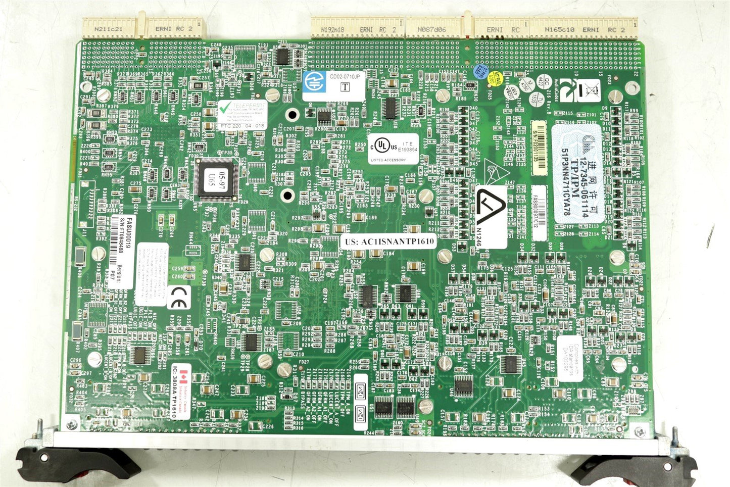 AudioCodes 1610 Series TP1610B/120/4Span cPCI Module FASB00097 CD02-0710JP