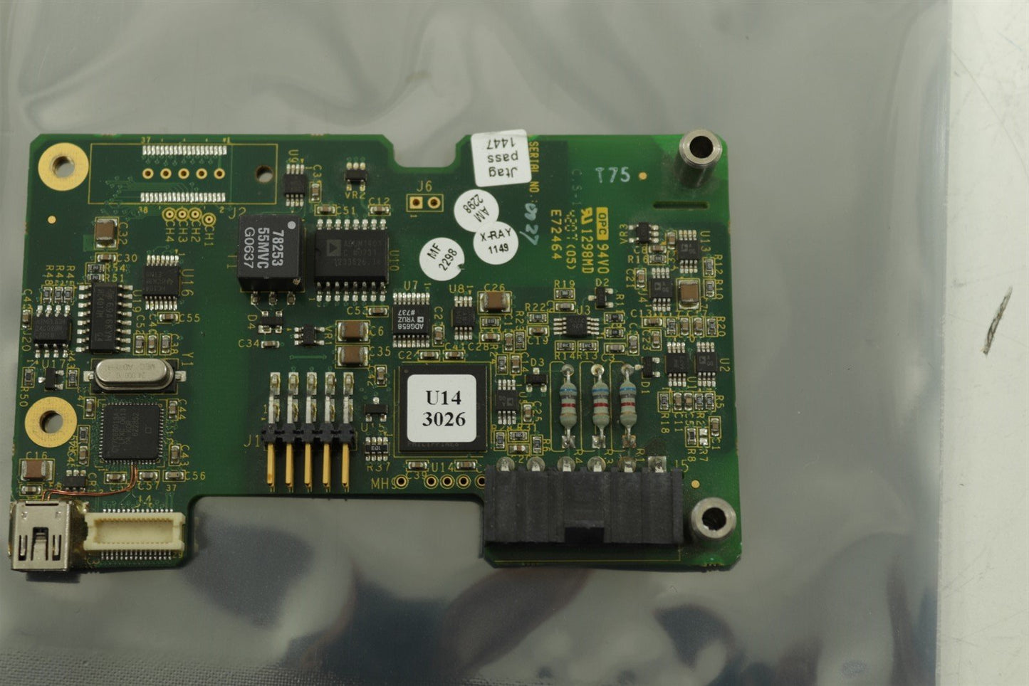 GE Health Care ViVID S5 S6 i q ECG Card Assy R2419018-3 R2419020 R2419019-3
