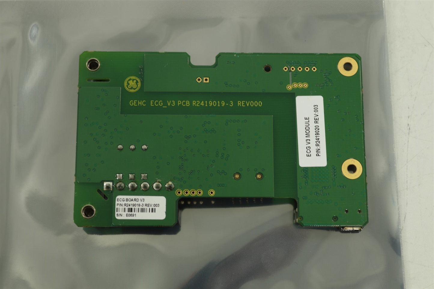 GE Health Care ViVID S5 S6 i q ECG Card Assy R2419018-3 R2419020 R2419019-3