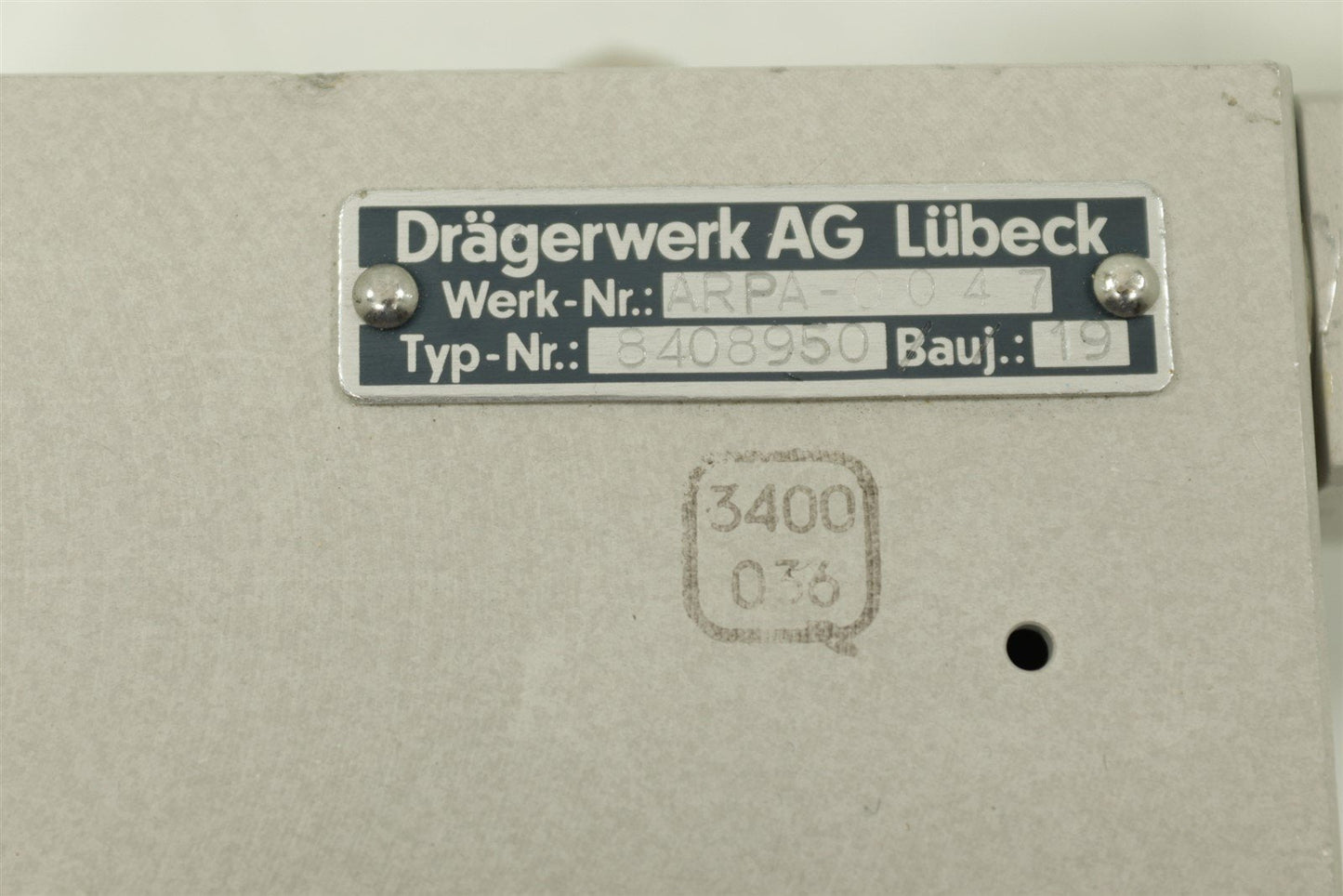 Drager 8408950 Babylog 8000 Plus Expiratory Valve Exhalation Block
