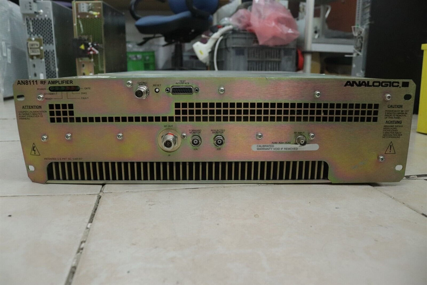 ANALOGIC AN8111 MRI RF Power Amplifier 5kW 6.5-43MHz