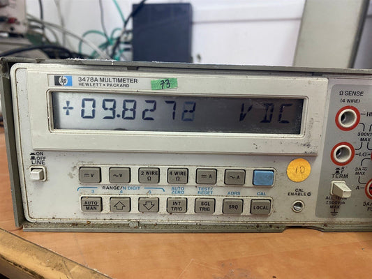 HP Agilent 3478A Digital Multimeter Tested Working!