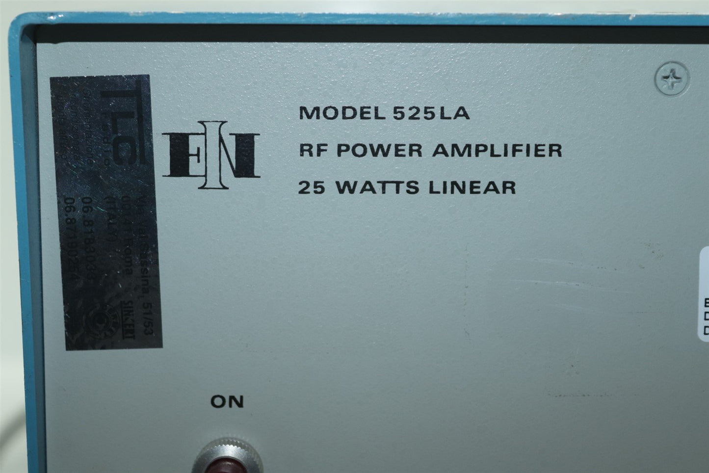 ENI 525LA RF Power Amplifier 1-500MHz 50dB 25 Watts Linear Tested Working!