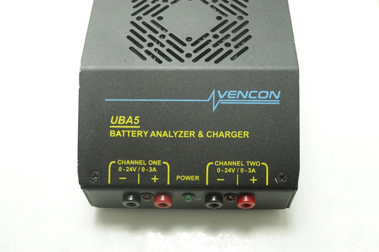 Vencon UBA5 Battery Analyzer & Charger Lab grade Li-Ion, NiMH, NiCd, Lithium