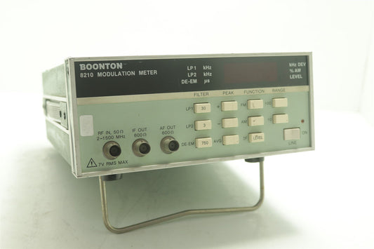 Boonton 8210 Modulation Meter 8210-01 2MHz- 1.5GHz