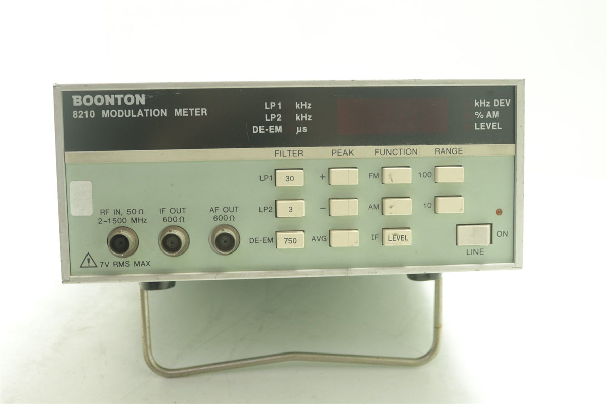 Modulator Meter Boonton 8210 Modulation Meter 8210-01 2MHz- 1.5GHz – part2Go