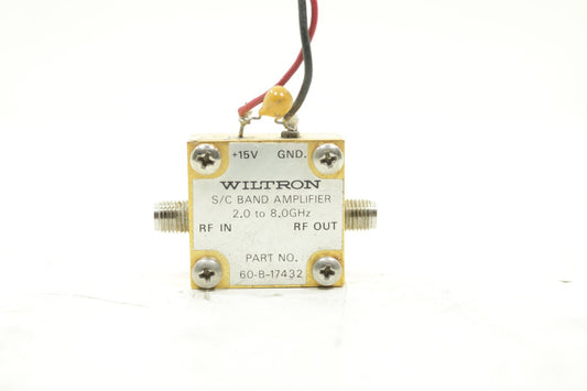 Wiltron S/C BAND AMPLIFIER 2-8GHz 60-B-17432