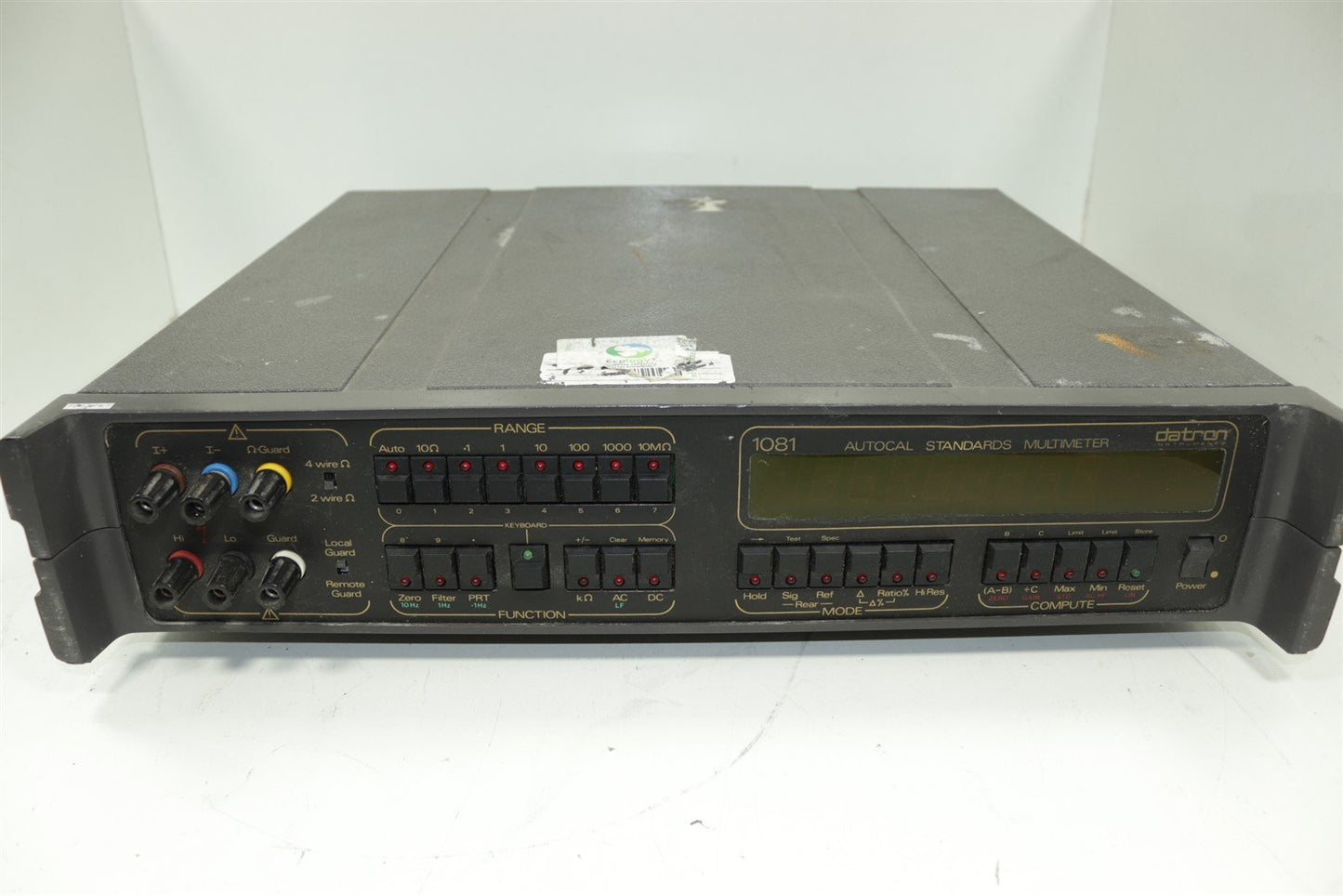 Datron 1081 Autocal Standards Multimeter OPT: 10, 20, 40, 50, 70