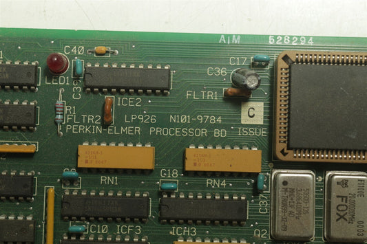 Perkin-Elmer Spectrometer Processor Board N101-9784