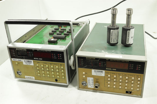 Boonton 4200 RF Microwattmeter + 9200 RF Millivoltmeter + 2 Power Meter Probes