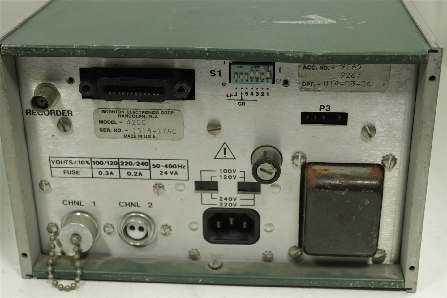 Boonton 4200 RF Microwattmeter + 9200 RF Millivoltmeter + 2 Power Meter Probes
